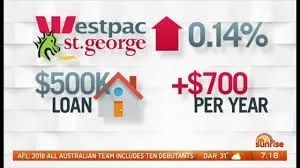 Westpac调整利率